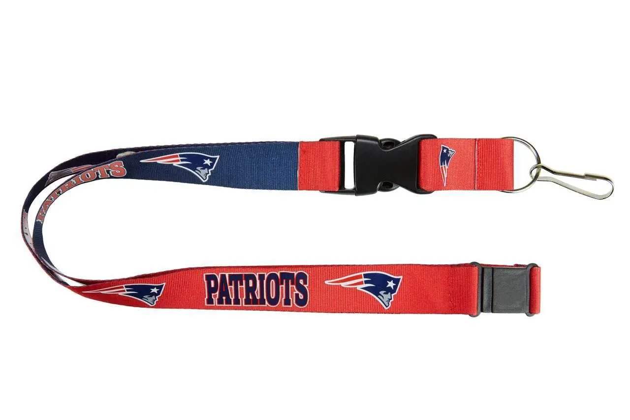 New England Patriots Reversible Lanyard With Key Ring - ToylandEU