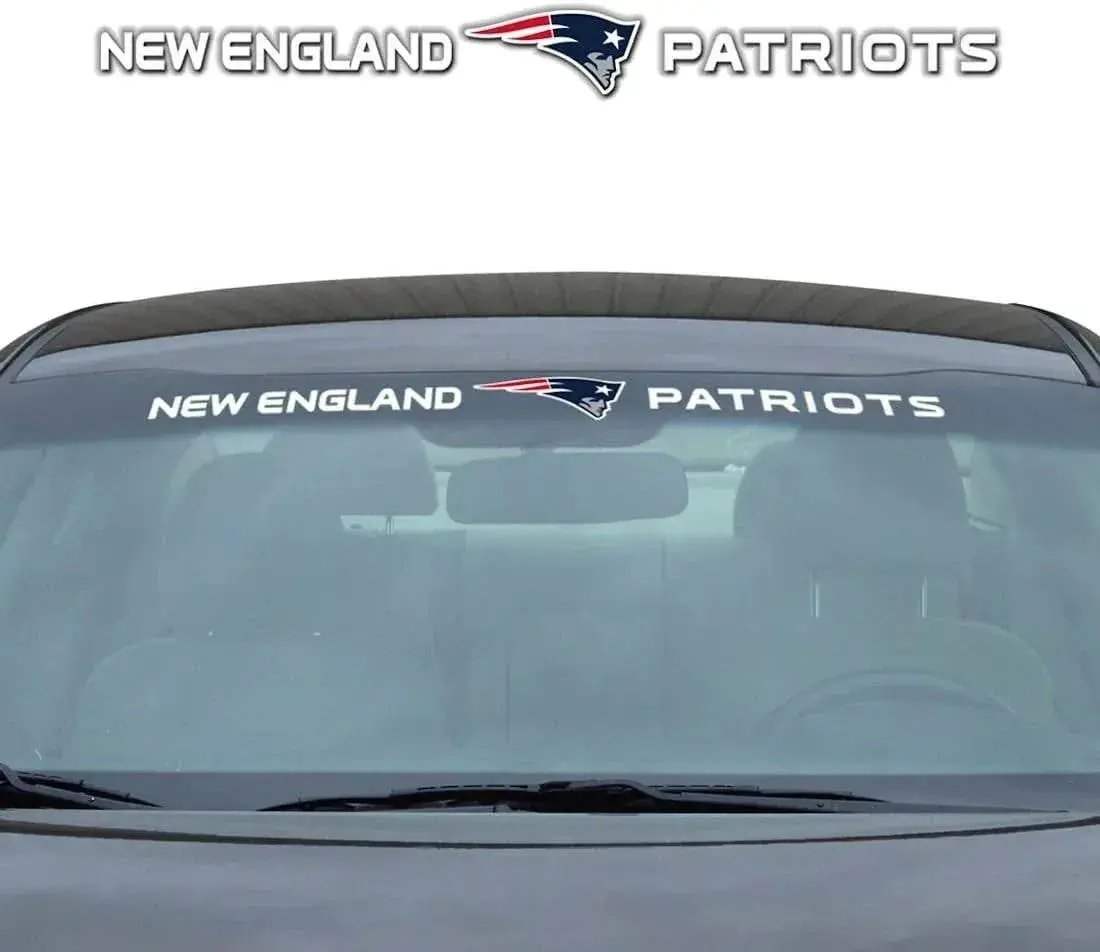 New England Patriots Windshield Decal 35 By 4 Universal Fit - ToylandEU™