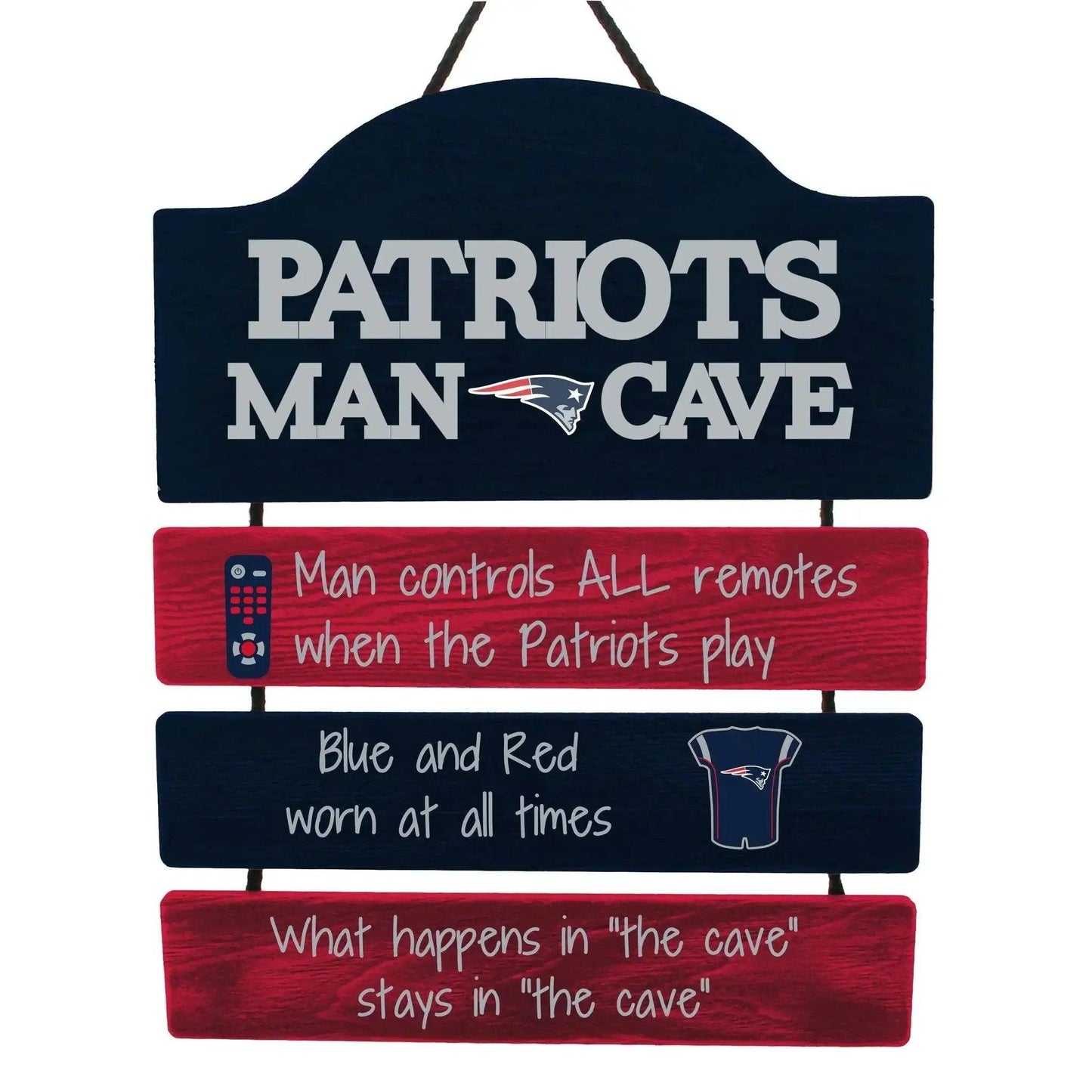 New England Patriots Wood Sign for Your Man Cave Decor - ToylandEU™