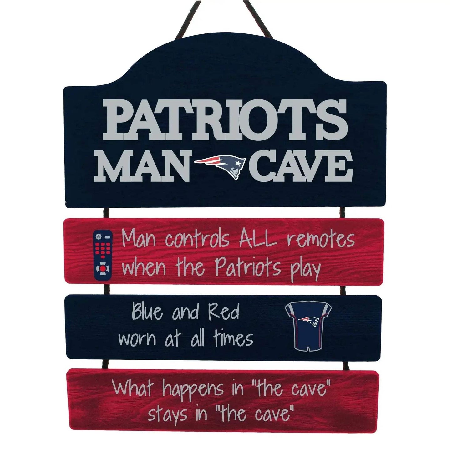 New England Patriots Wood Sign for Your Man Cave Decor - ToylandEU™