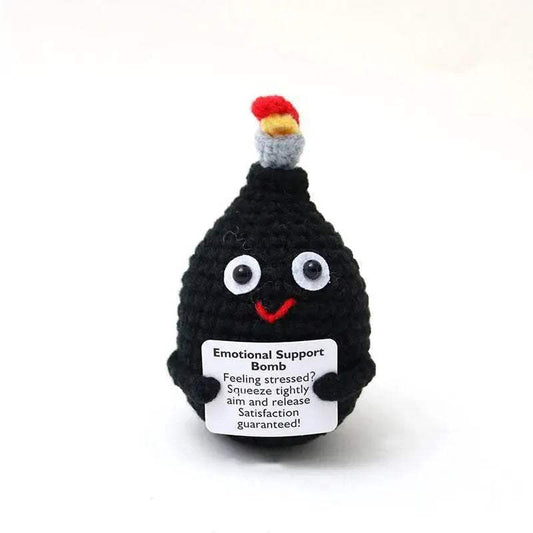 New Handmade Knitted Positive Energy Panda Doll Home Decor - ToylandEU™
