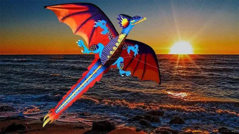 New High Quality Classical Dragon Kite 140cm x 120cm - ToylandEU