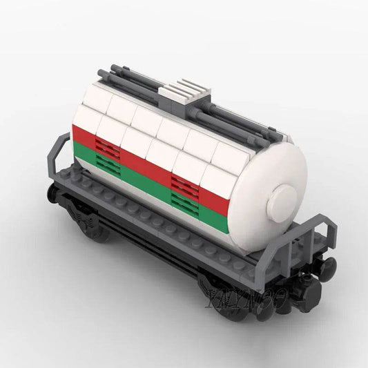 New Hot MOC Building Blocks Octan Train Tank Car Model Toys Building Bricks MOC - ToylandEU