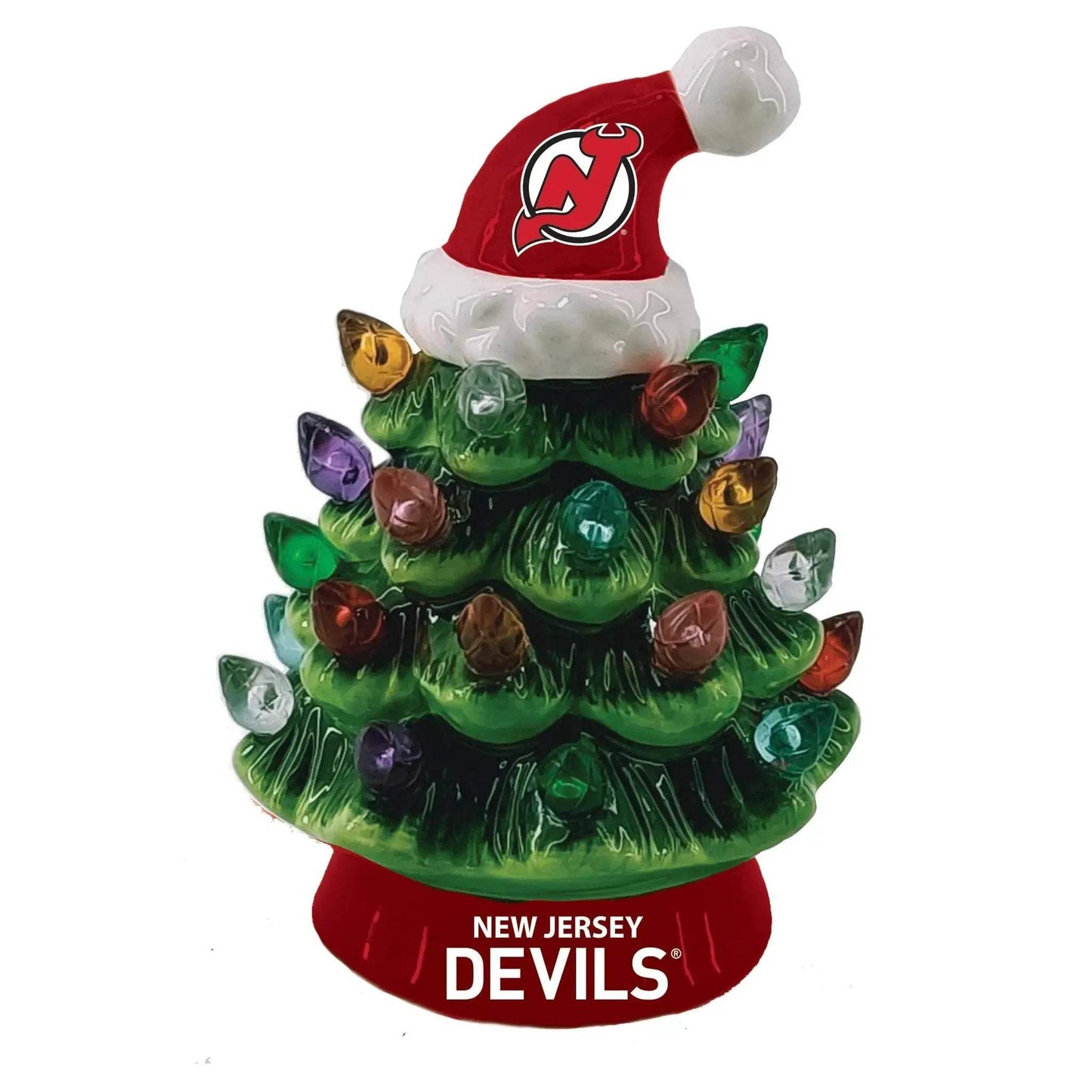 New Jersey Devils 4 Inch LED Christmas Tabletop Tree - ToylandEU™