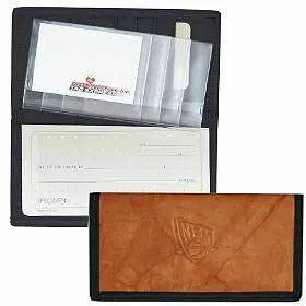 New Jersey Nets Leather Checkbook Cover Embroidered Logo - ToylandEU