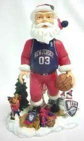 New Jersey Nets Santa Bobblehead Forever Collectibles Co - ToylandEU™
