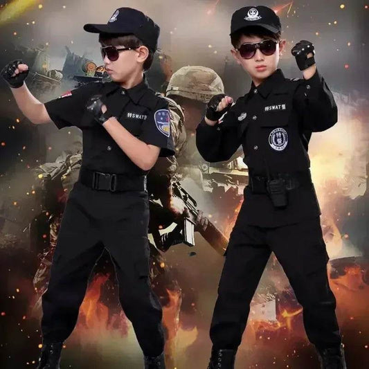 New Kids Police Costume Set With Hat For Halloween - ToylandEU