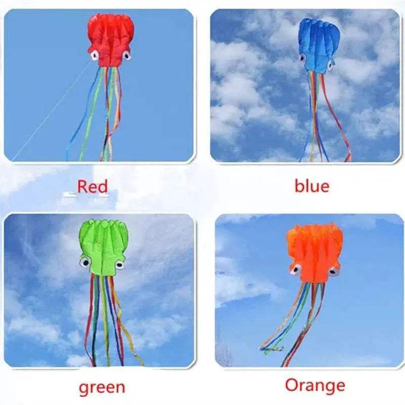 Family Friendly Soft Octopus Kite 3m Toyland EU - ToylandEU™