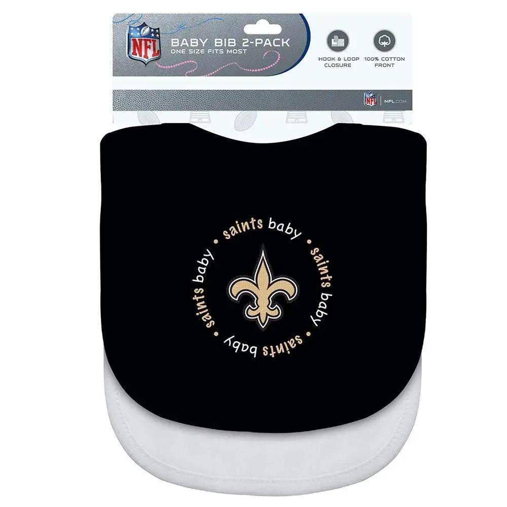 New Orleans Saints Baby Bibs 2 Pack Officially Licensed - ToylandEU™