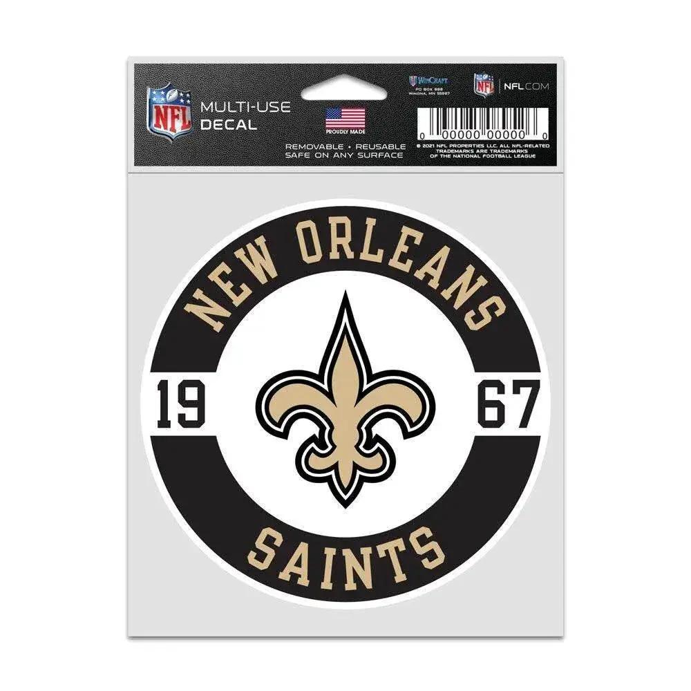 New Orleans Saints Decal Patch 3.75x5 Inches Wincraft - ToylandEU™