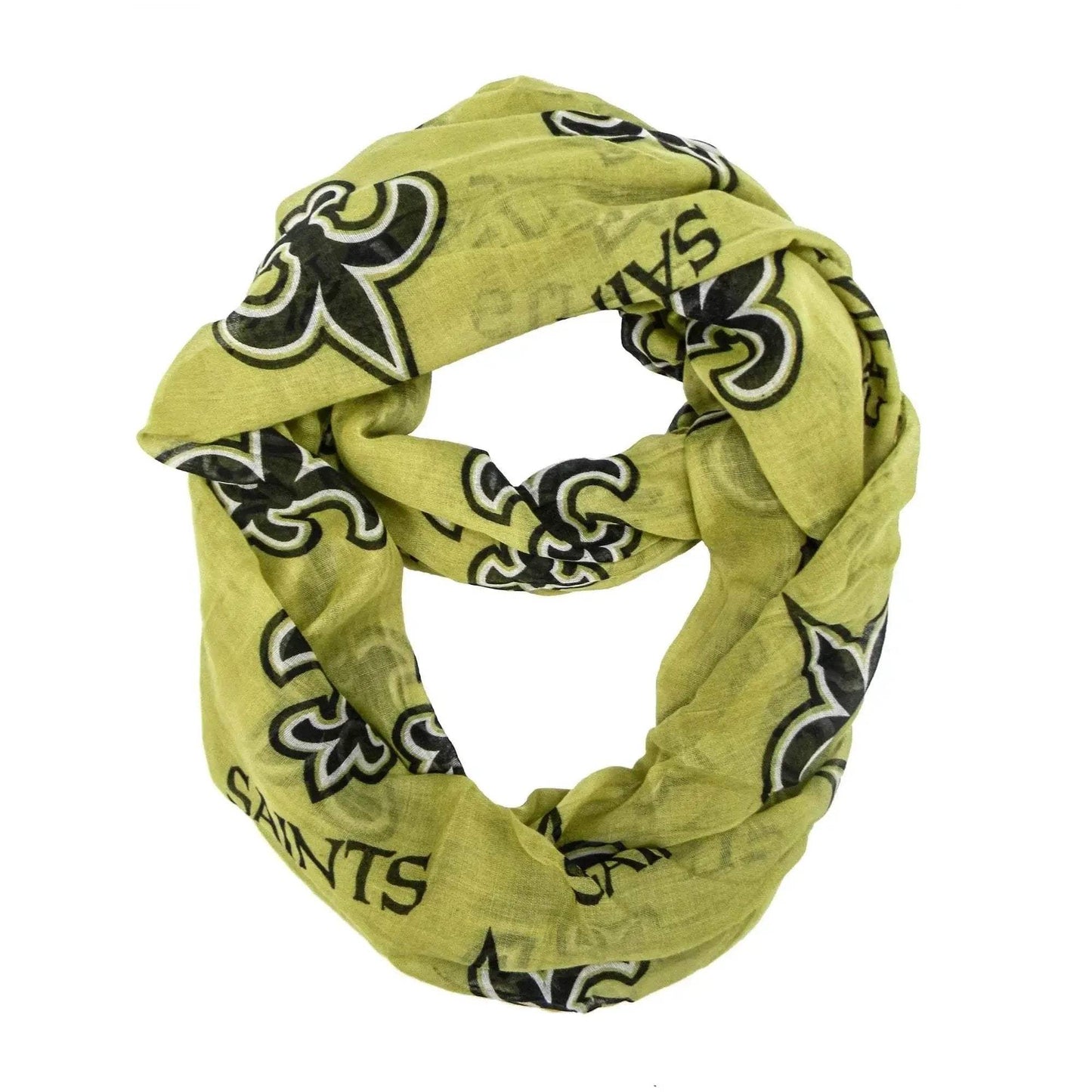 New Orleans Saints Infinity Scarf Alternate Light Sheer - ToylandEU™