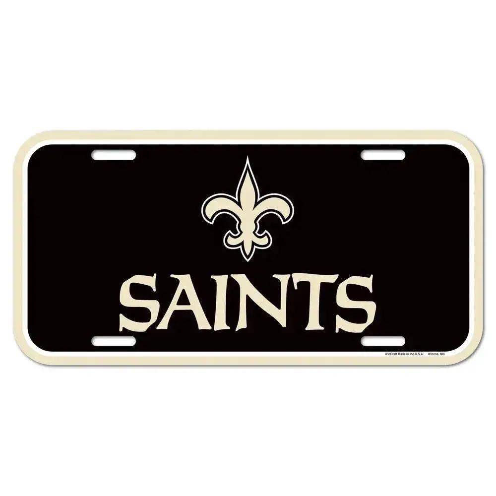 New Orleans Saints License Plate Plastic - ToylandEU™