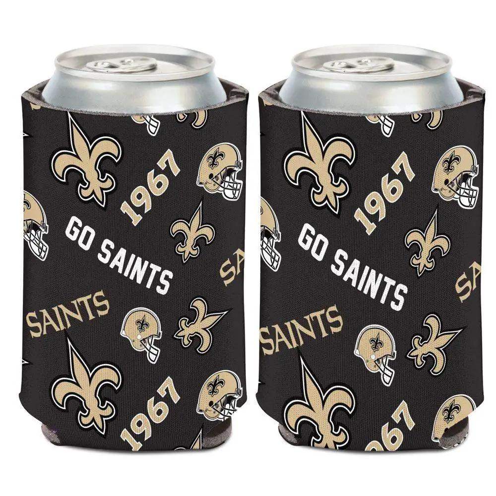 New Orleans Saints Scatterprint Can Cooler 12 Oz Foam - ToylandEU™