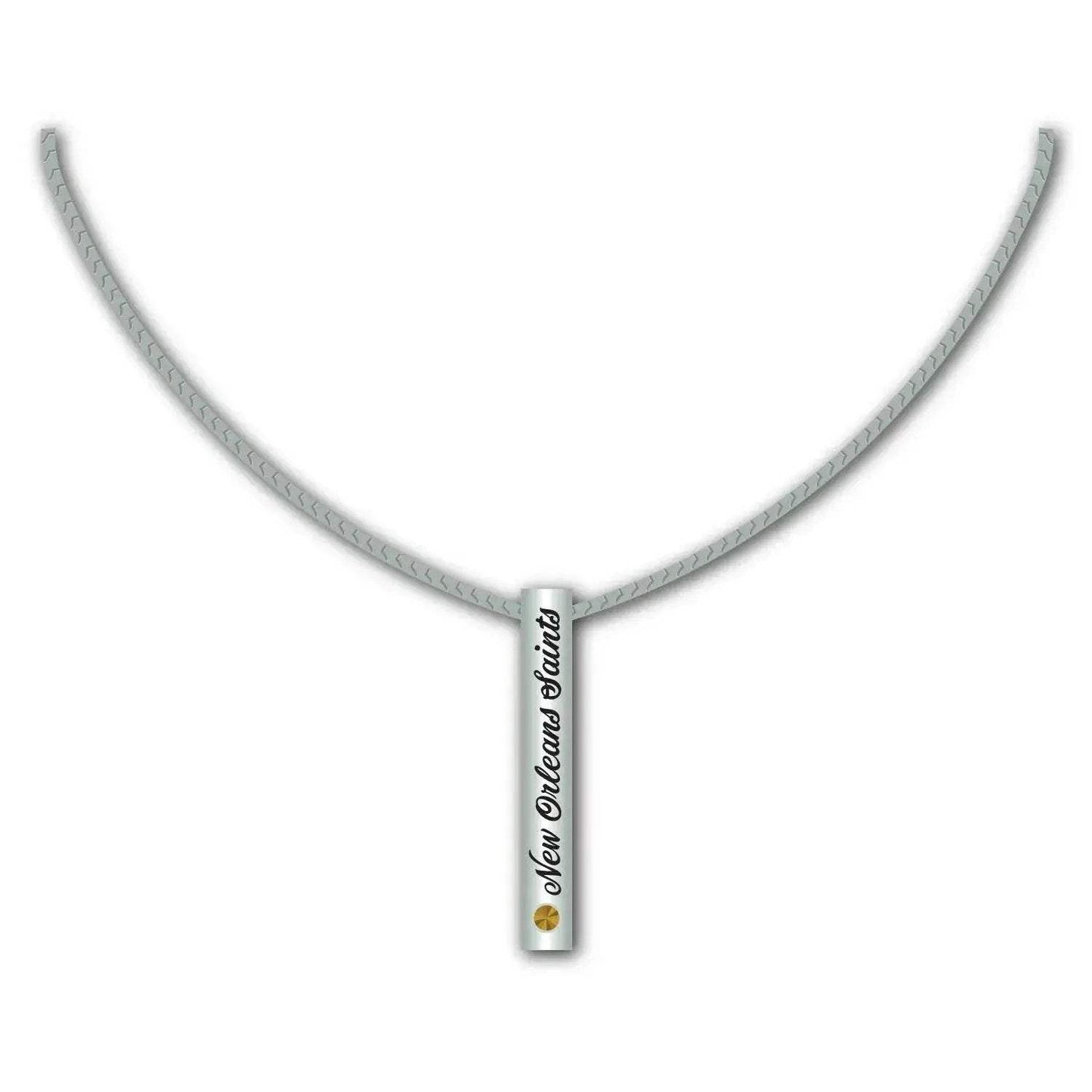 New Orleans Saints Silver Bar Necklace Pendant For Fans - ToylandEU™