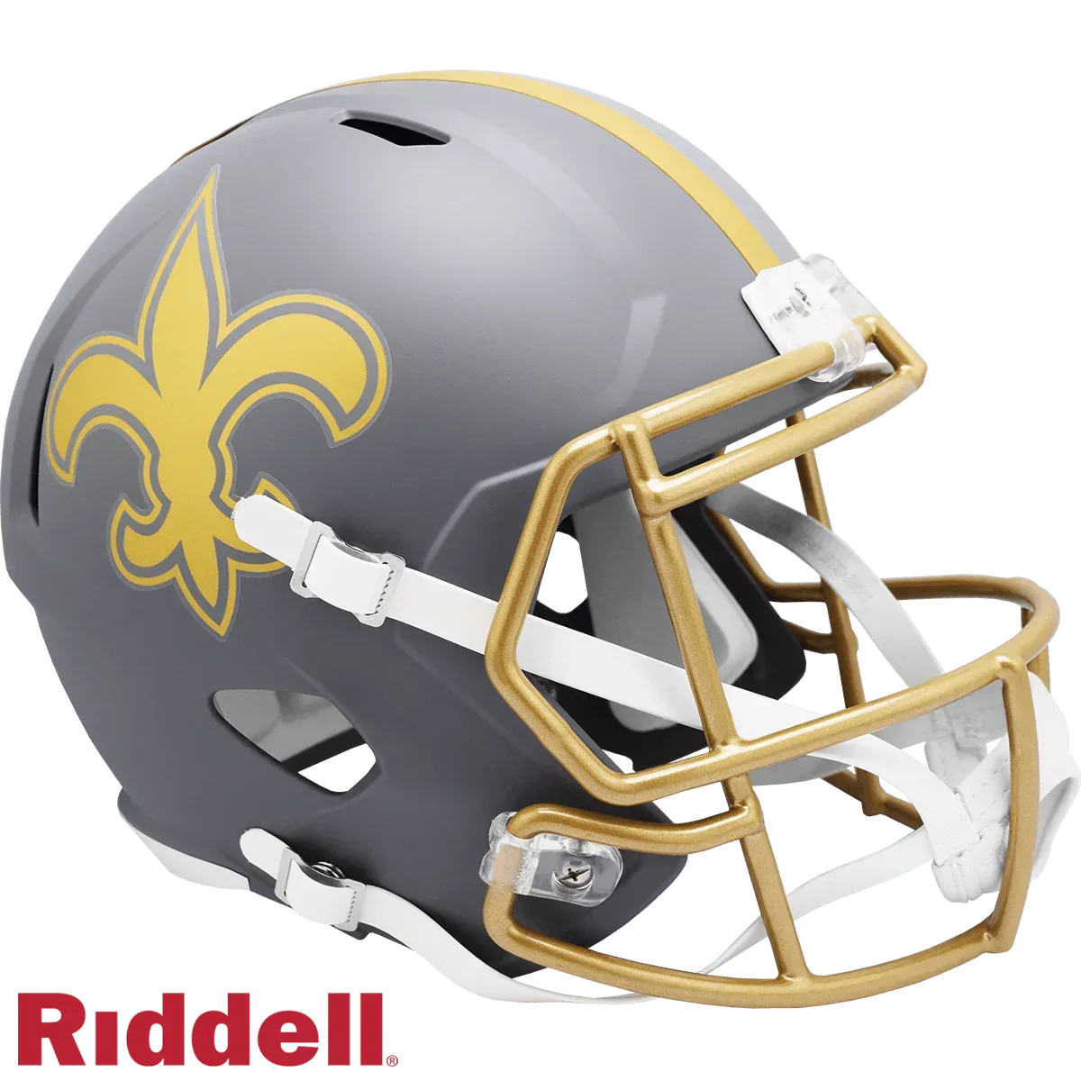 New Orleans Saints Slate Riddell Replica Speed Style Helmet - ToylandEU™