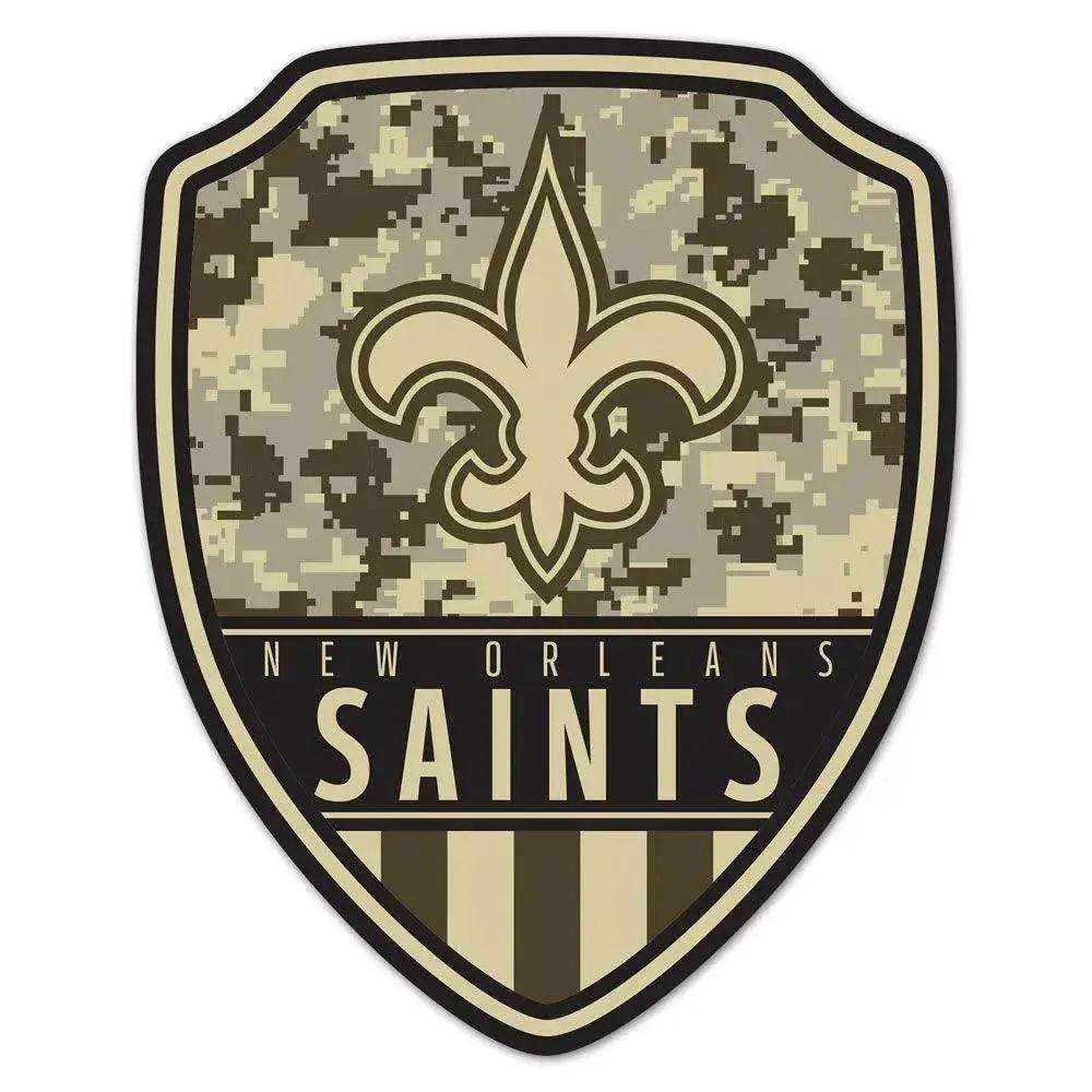New Orleans Saints Wood Shield Sign 11x14 Inches Antique - ToylandEU™