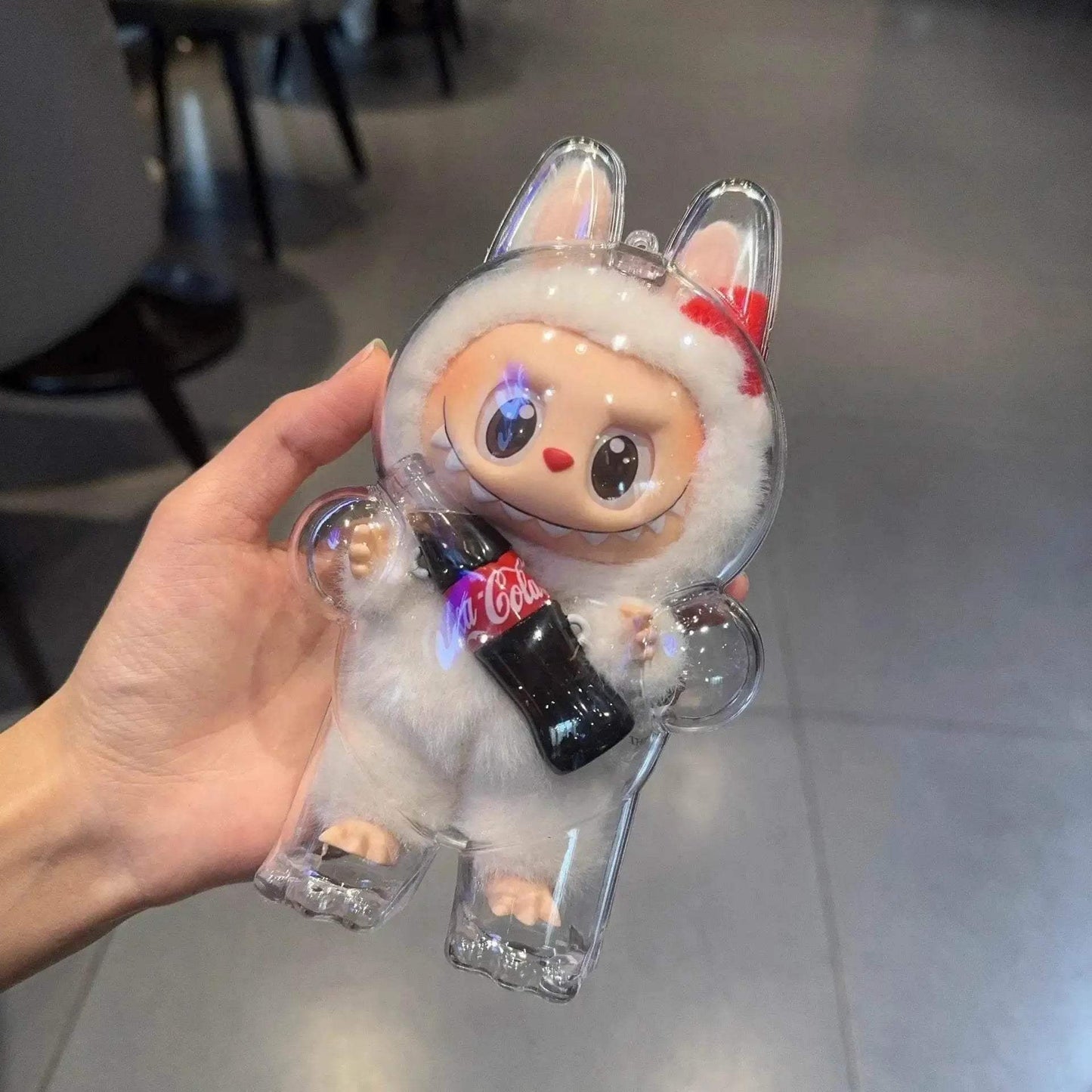 Clear Labubu Dolls 17CM Dust Cover Toyland EU - ToylandEU™
