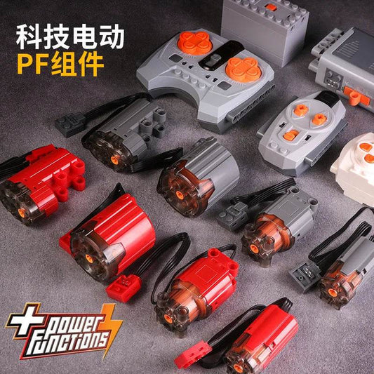New Technical Motor Parts Building Blocks Power Function PF Model Sets Compatible Train Accessories MOC High-tech Bricks - ToylandEU