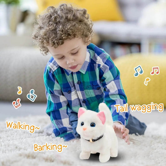 New Walking Kitty Plush Toy Interactive Meowing For Kids - ToylandEU