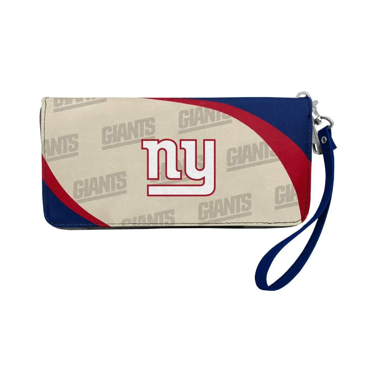 New York Giants Curve Zip Wallet Organizer Wristlet - ToylandEU™