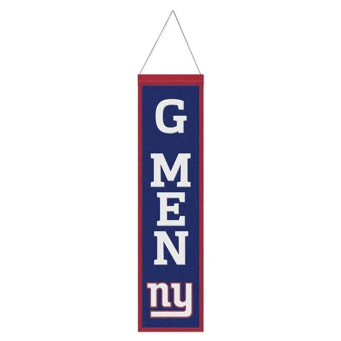 New York Giants Wool Banner 8x32 Heritage Slogan Design - ToylandEU™