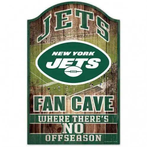 New York Jets 11x17 Wood Fan Cave Sign for Indoor Decor - ToylandEU™