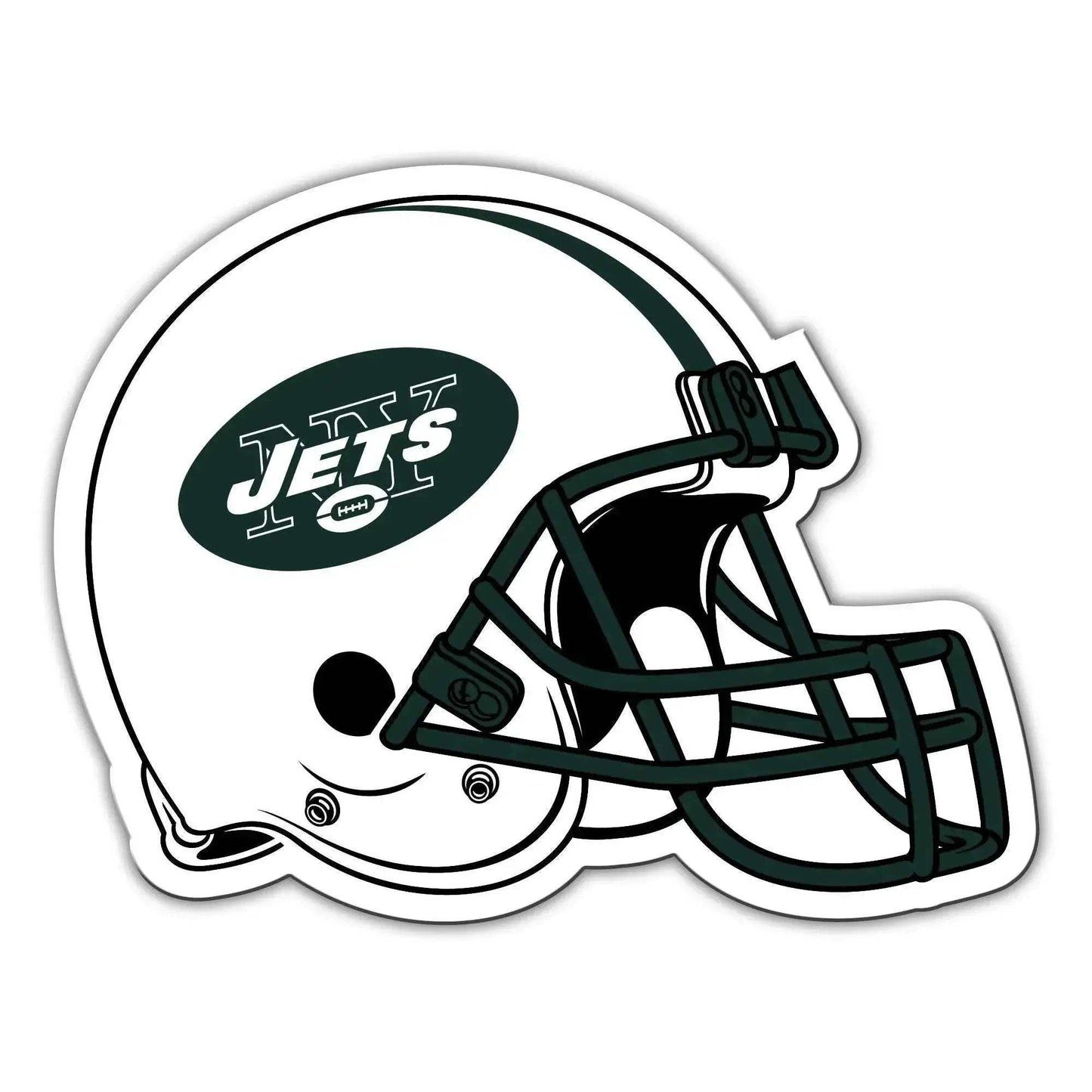 New York Jets 12 Inch Helmet Car Magnet With Team Logo - ToylandEU