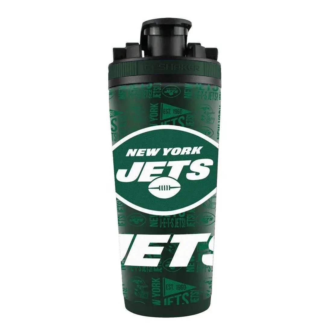 New York Jets 26oz Stainless Steel Ice Shaker Bottle - ToylandEU™