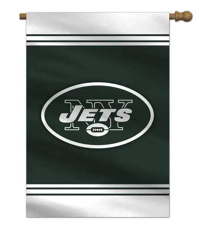 New York Jets 28x40 House Flag One Sided Outdoor Flag - ToylandEU