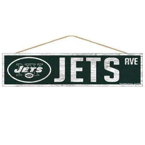 New York Jets 4x17 Wood Sign With Team Logo Wincraft - ToylandEU™