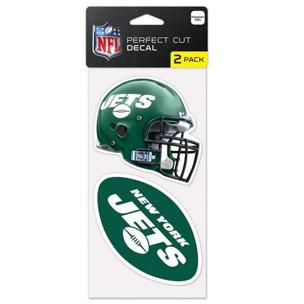 New York Jets 4x4 Vinyl Decal Set of 2 Perfect Cut Decals - ToylandEU™