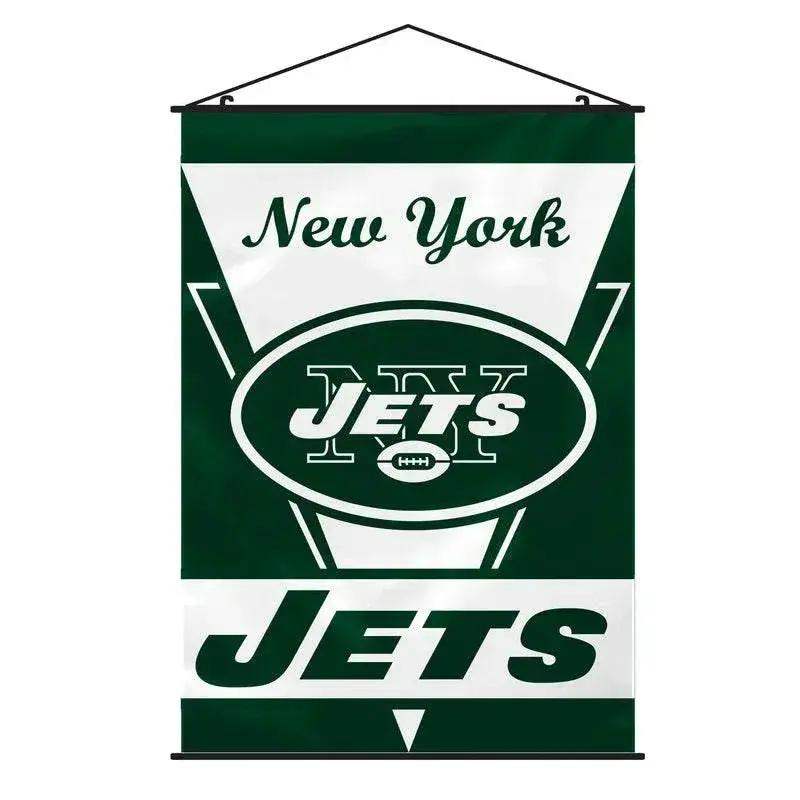 New York Jets Banner 28x40 Wall Decor For Jets Fans Today - ToylandEU