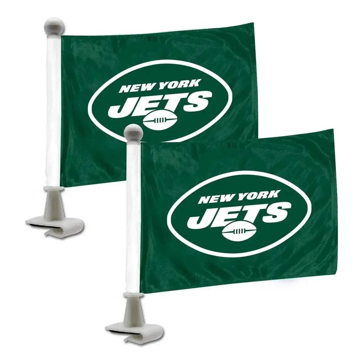 New York Jets Flag Set Ambassador Style 2 Piece Flag Kit - ToylandEU™