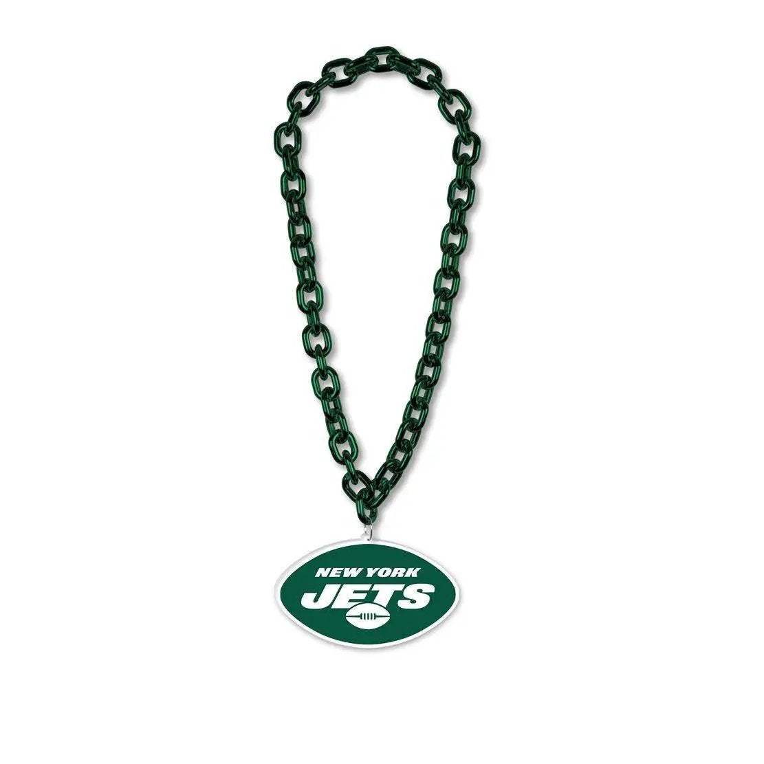 New York Jets Foam Logo Necklace on 38 Inch Chain Official - ToylandEU™