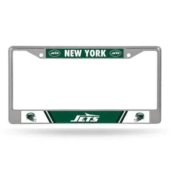 New York Jets License Plate Frame Chrome Print Insert 2024 - ToylandEU™