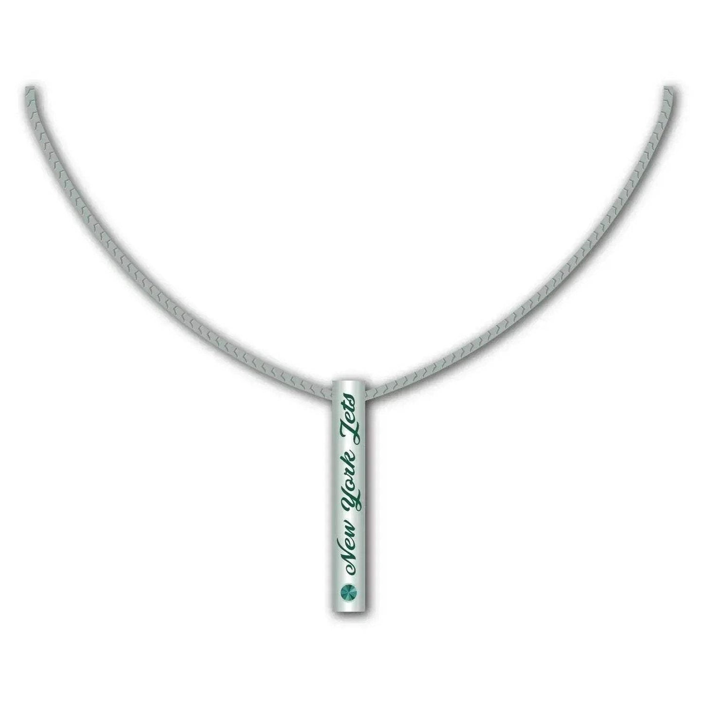 New York Jets Silver Bar Necklace Pendant For Fans - ToylandEU™