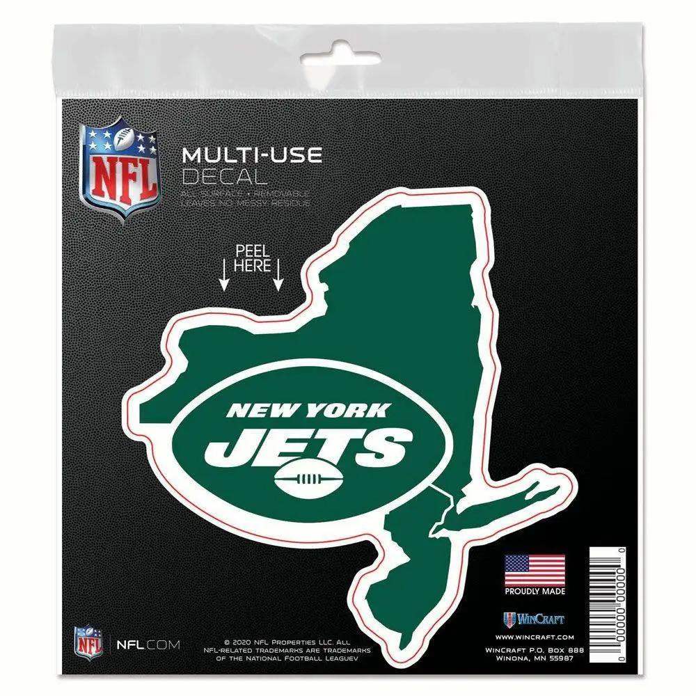 New York Jets Vinyl Decal 6x6 All Surface State Shape - ToylandEU™