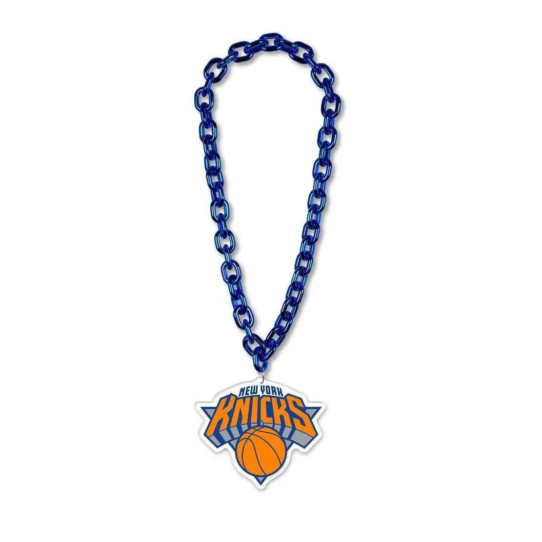 New York Knicks Necklace Big Fan Chain 38 Inch Foam Logo - ToylandEU™