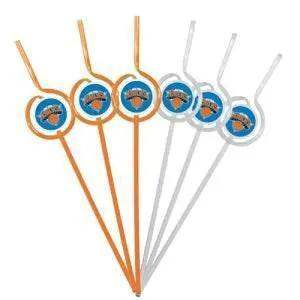 New York Knicks Team Sipper Straws Set 6 BPA Free Logo - ToylandEU™