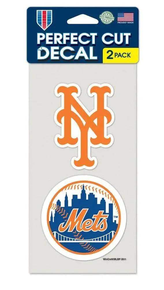 New York Mets Die Cut Decals Set Of 2 Outdoor Vinyl - ToylandEU™