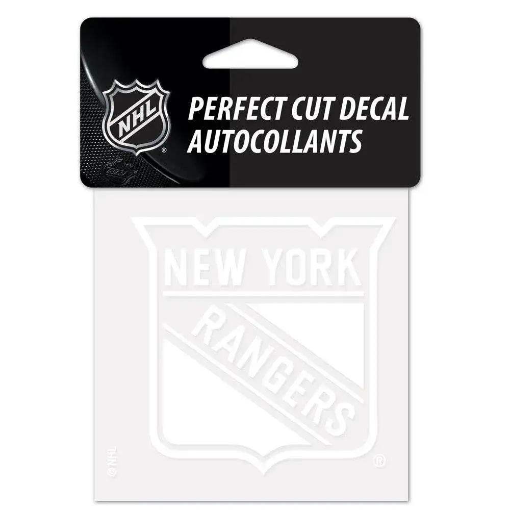 New York Rangers White 4x4 Decal Perfect Cut Vinyl Premium - ToylandEU™