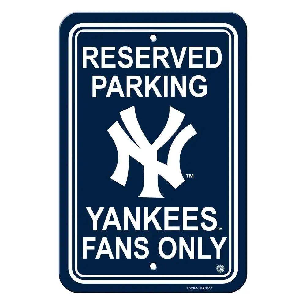 New York Yankees 12x18 Plastic Reserved Parking Sign - ToylandEU™