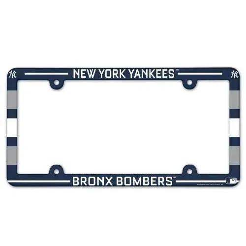 New York Yankees License Plate Frame Full Color Plastic - ToylandEU™