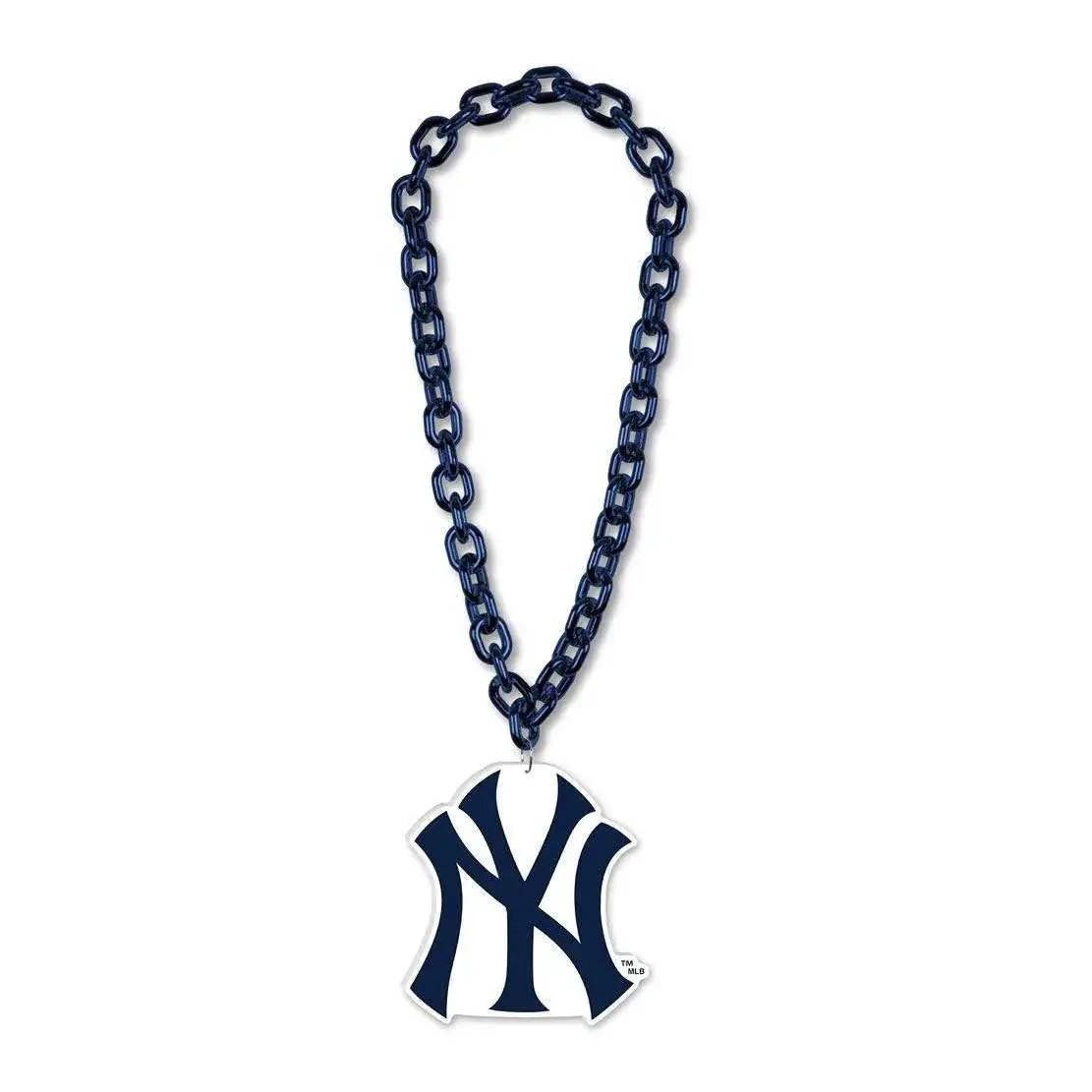 New York Yankees Necklace Big Fan Chain Foam Logo Accessory - ToylandEU™
