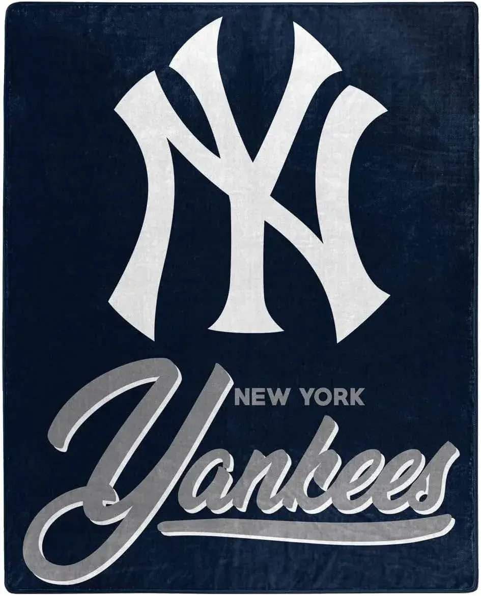 New York Yankees Raschel Blanket 50x60 Signature Design - ToylandEU™