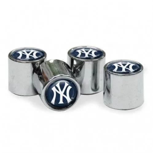 New York Yankees Valve Stem Caps Set Of 4 By Wincraft - ToylandEU™