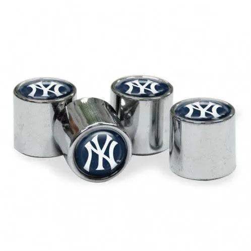New York Yankees Valve Stem Caps Set Of 4 By Wincraft - ToylandEU™