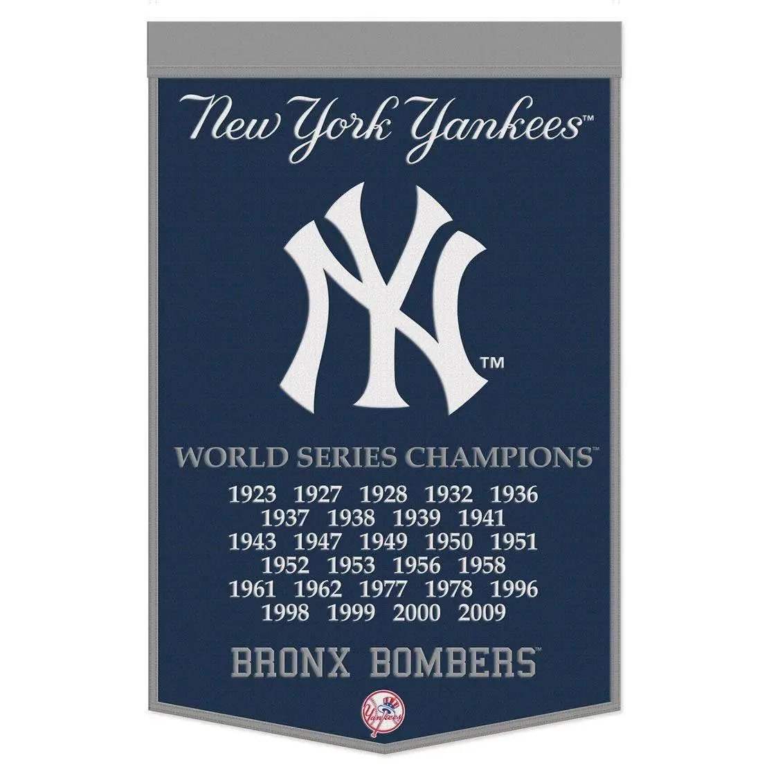 New York Yankees Wool Banner 24x38 Dynasty Champ Design - ToylandEU™