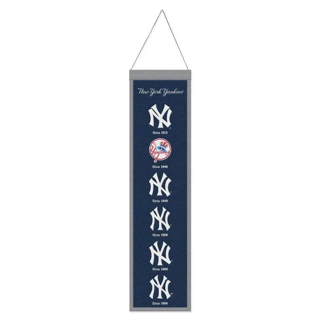 New York Yankees Wool Banner 8x32 Heritage Evolution Design - ToylandEU™