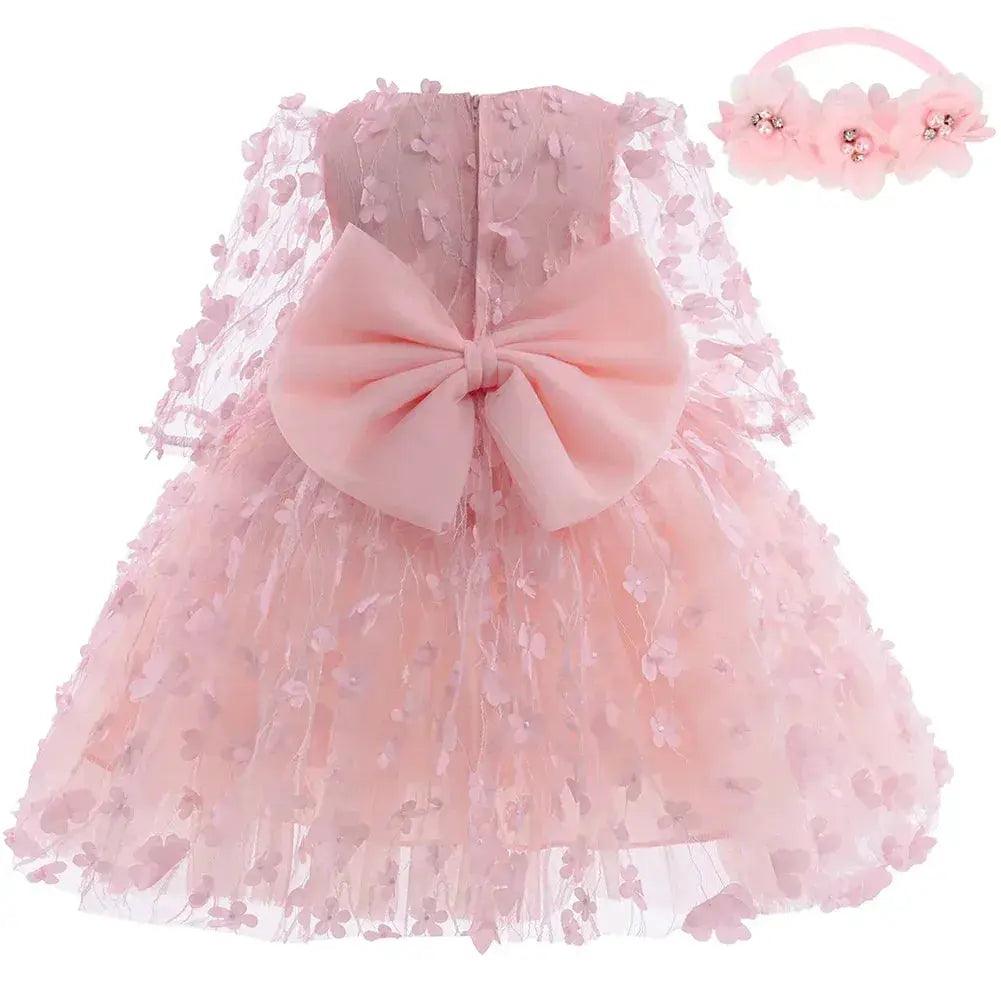 Newborn Baptism Dress Soft Cotton Lace For Baby Girls - ToylandEU™